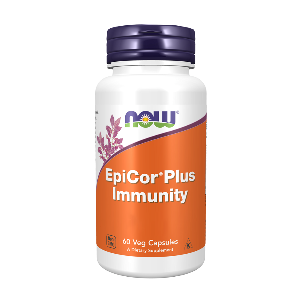 NOW Foods EpiCor® Plus Immunity (60 vegetariske kapsler) front
