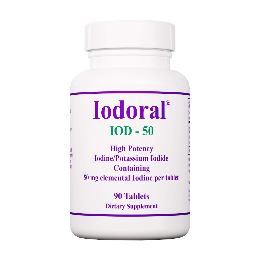 Iodoral 50 mg Jod 90 tabletter forreste ende