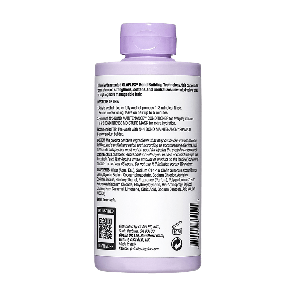 OLAPLEX No.4P Blonde Enhancer Toning Silver Shampoo (250 ml.) side