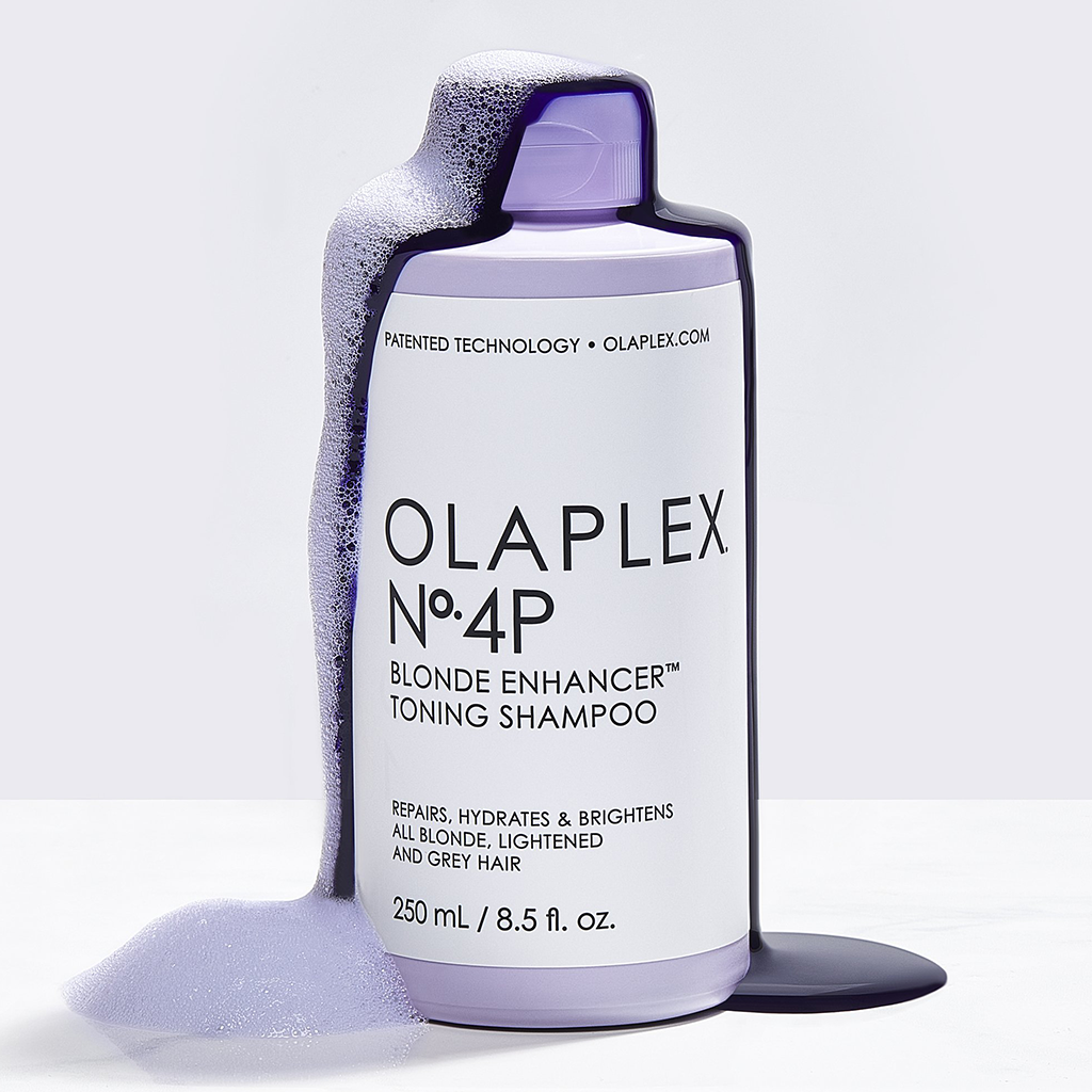 OLAPLEX No.4P Blonde Enhancer Toning Silver Shampoo (250 ml.) studio