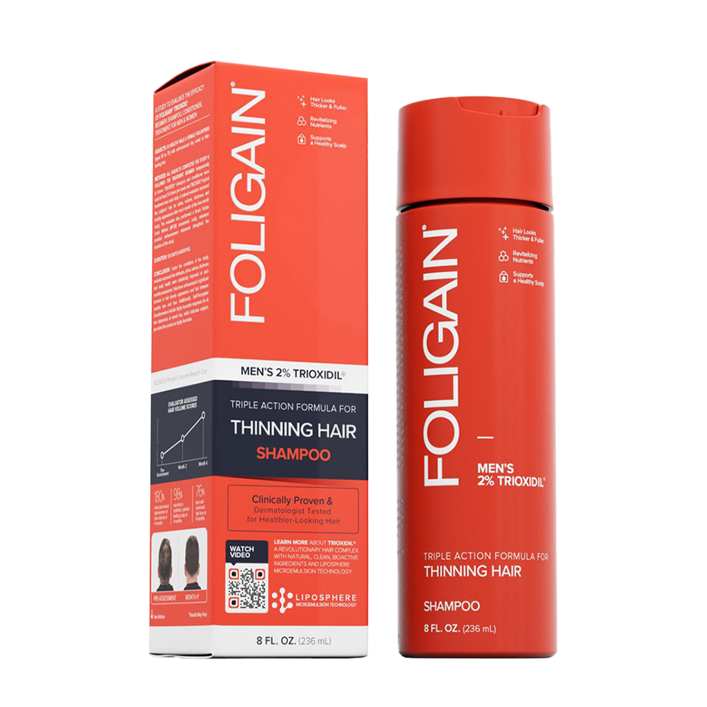 FOLIGAIN Anti-hårtab shampoo til mænd (236 ml.) front
