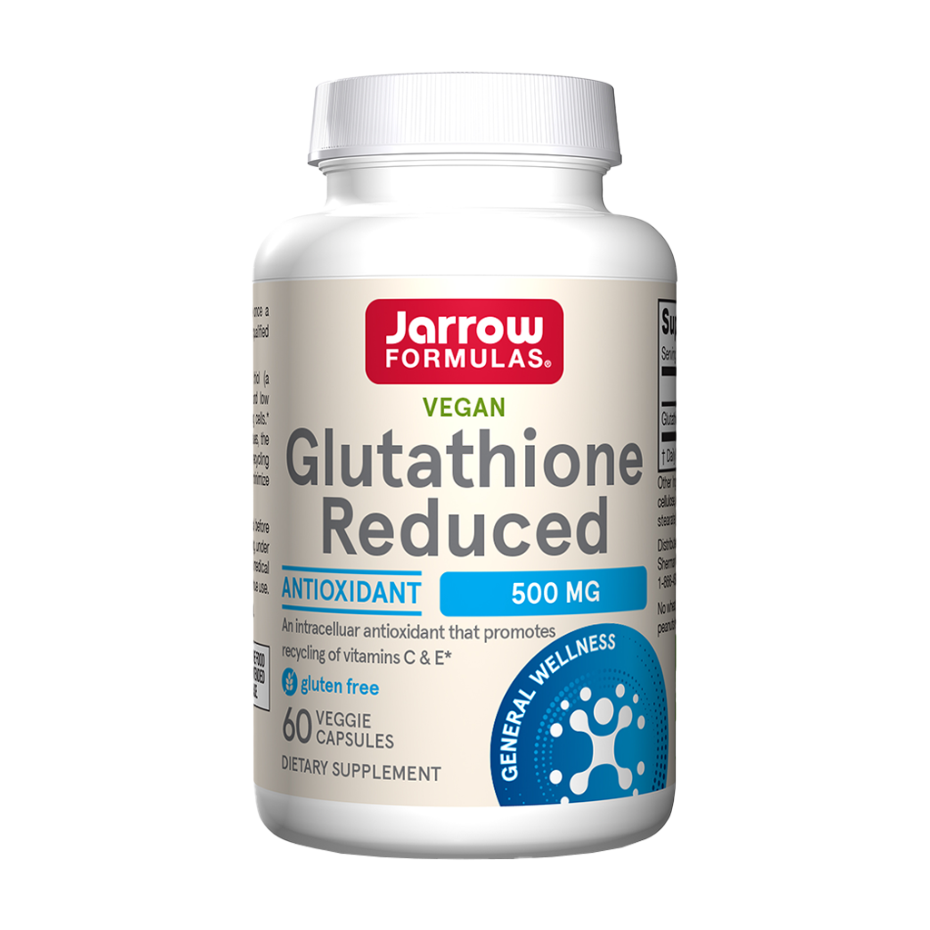 jarrow formulas reduceret glutathion 500 mg 60 kapsler 1
