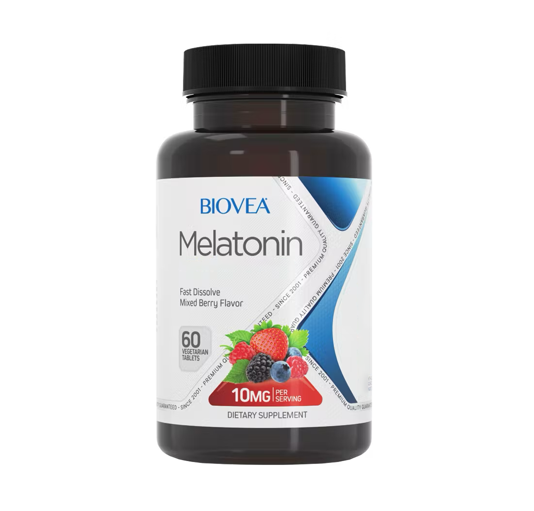 Melatonin 10mg blandet bærsmag (60 tabletten)