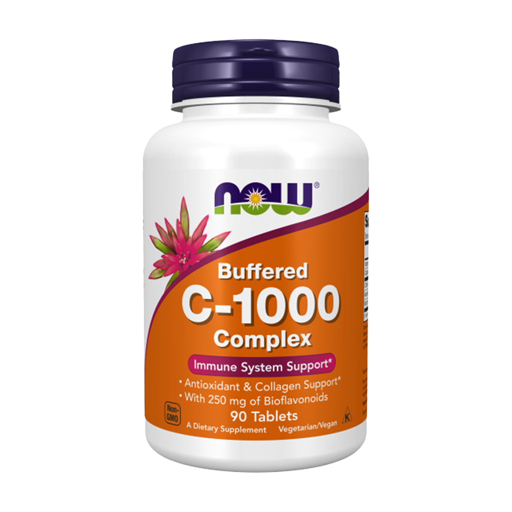 now foods buffered vitamin c1000 complex 90 tabletter