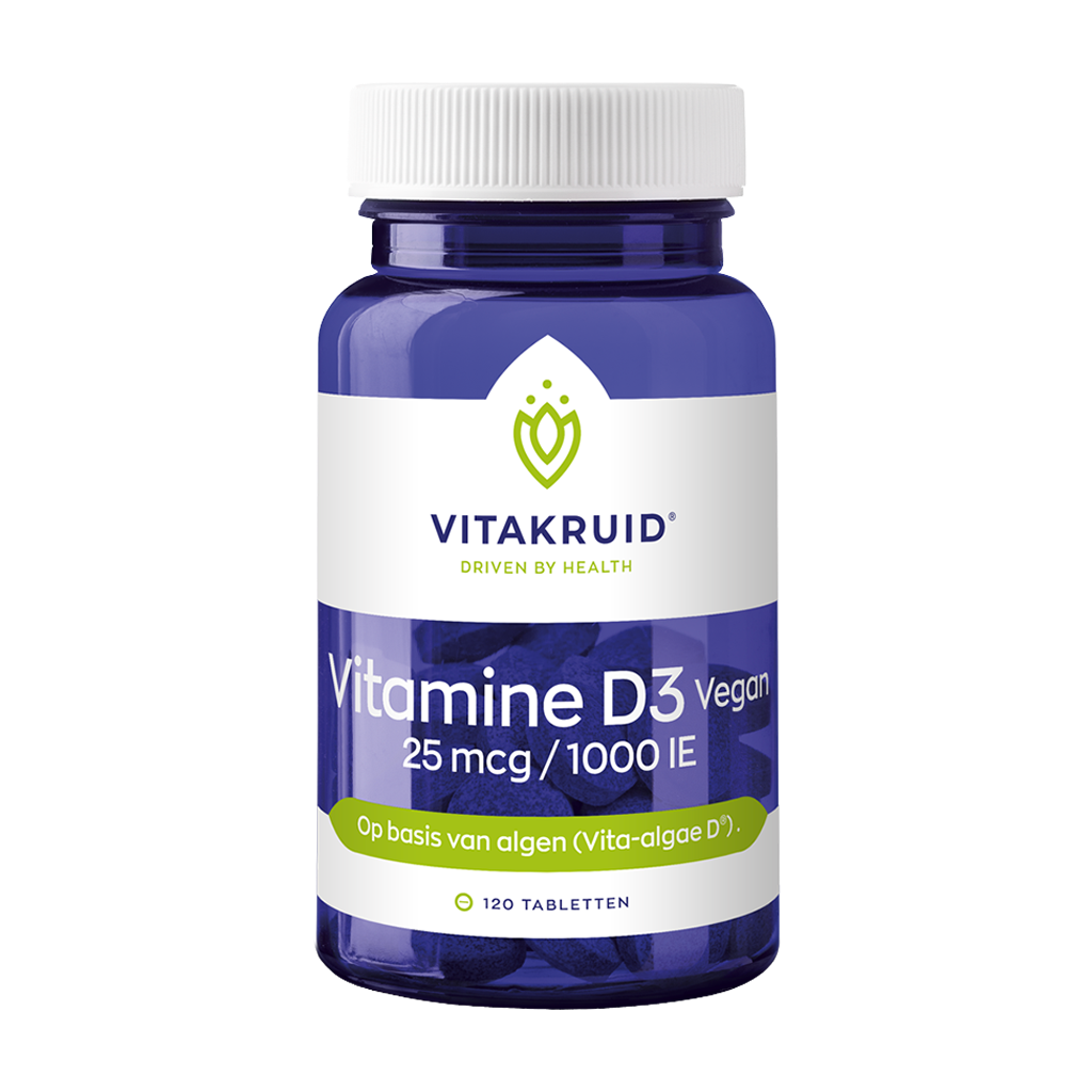vitakruid vitamin d3 25 mcg vegansk 120 tabletter 1