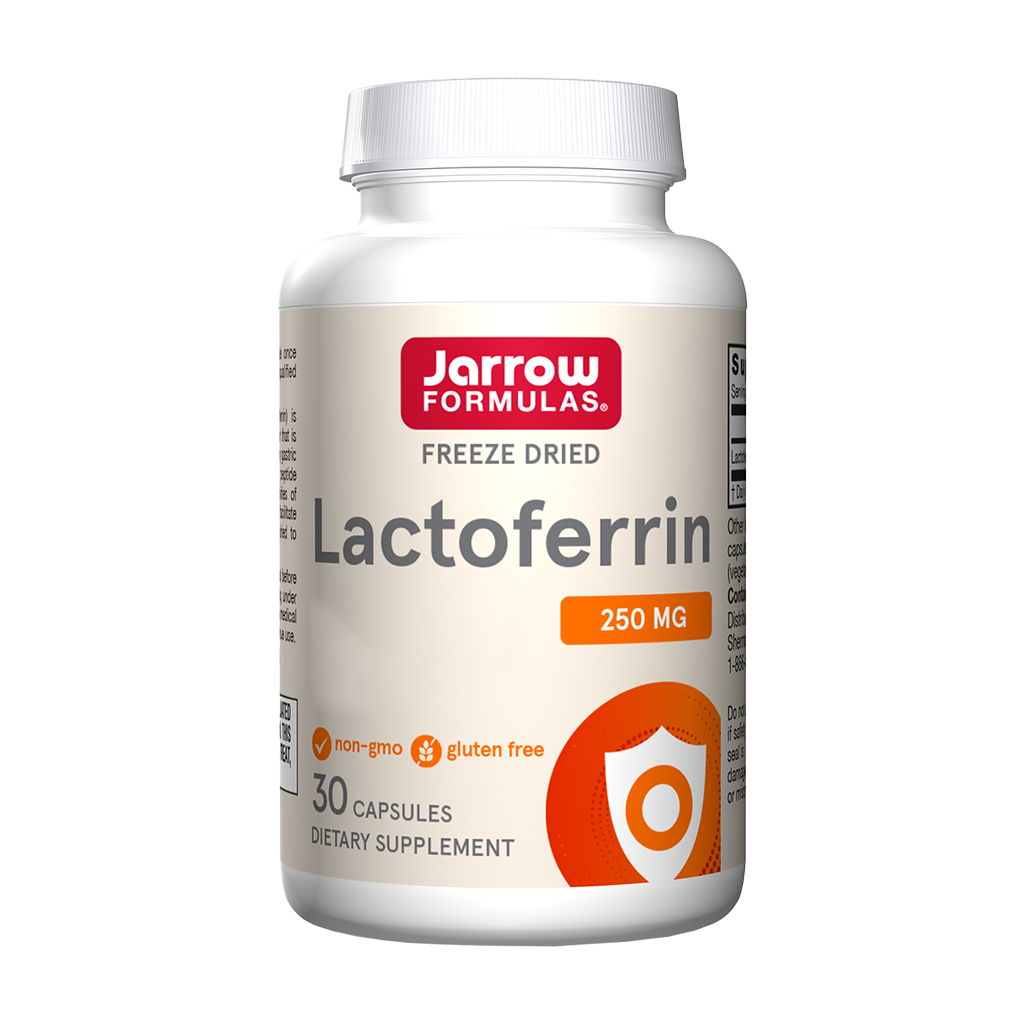 jarrow formulas lactoferrin 250 mg 30 kapsler 1