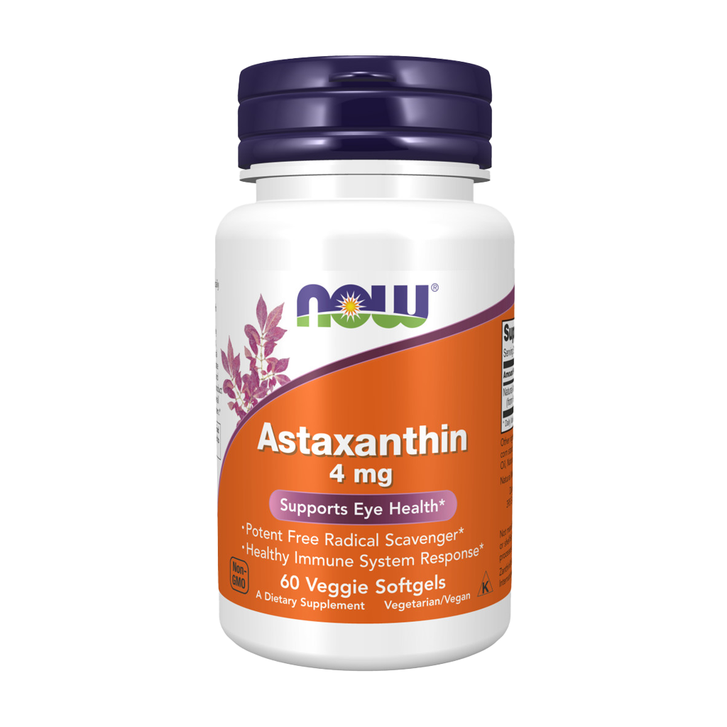 now foods astaxanthin 4 mg 60 softgels 1