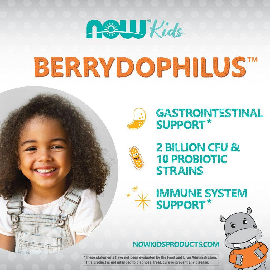now foods berrydophilus børn 60 tyggetabletter 6