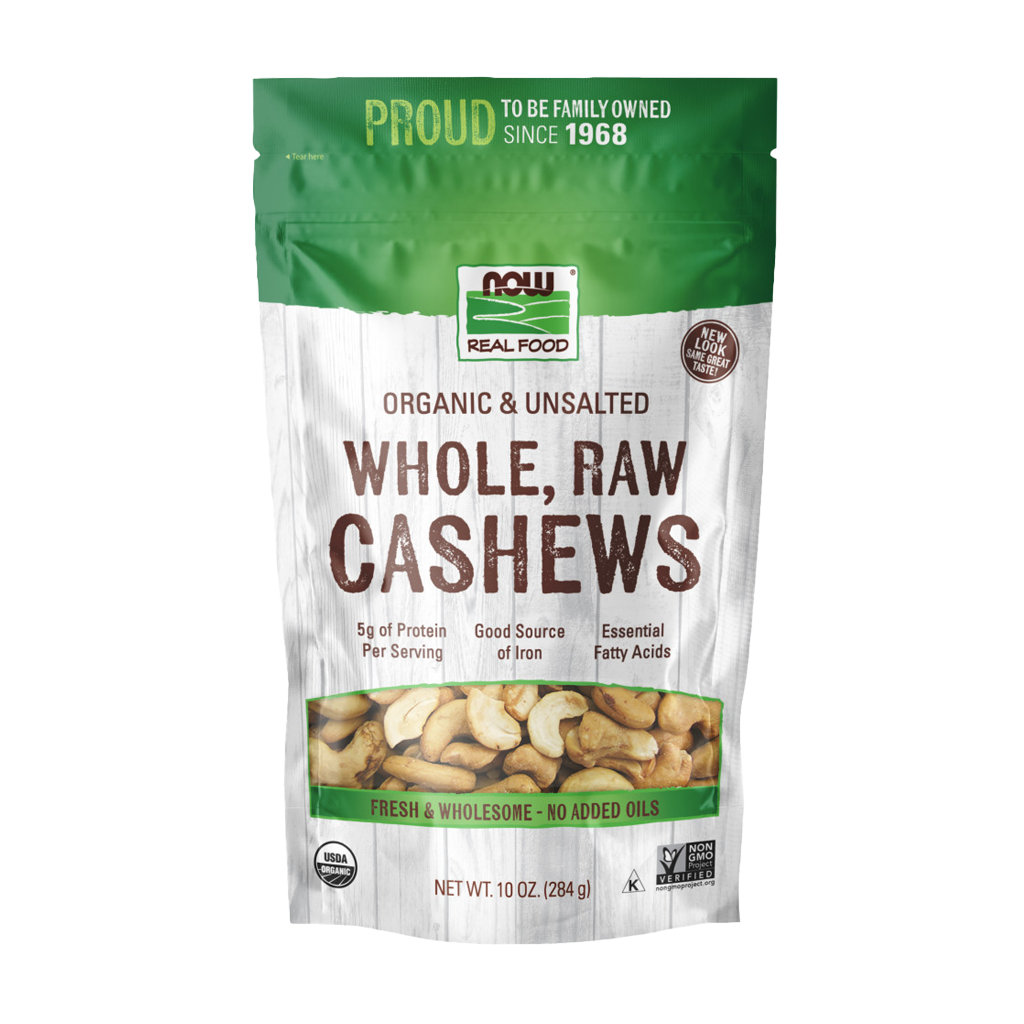 now foods cashewnødder økologiske hele rå usaltede 284 gram 1