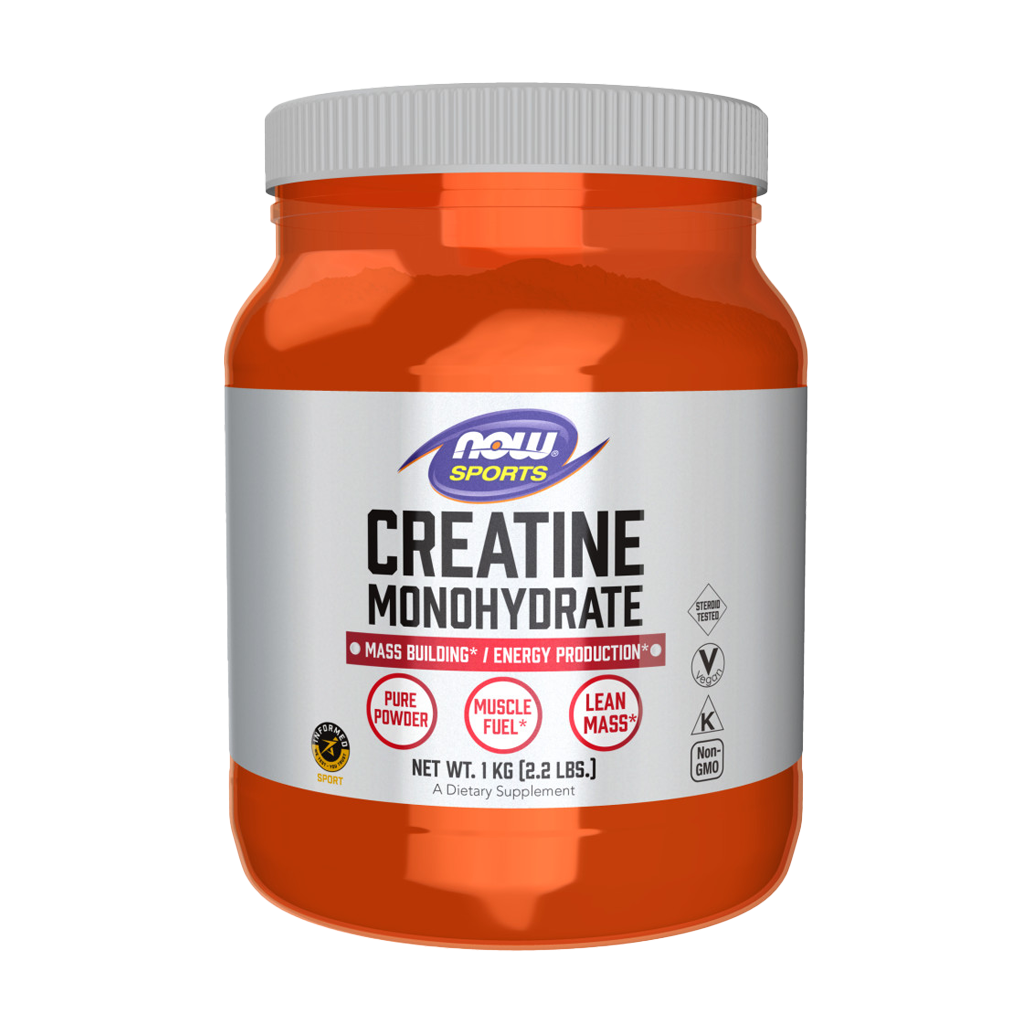 now foods kreatin monohydrat pulver 1000gr 1