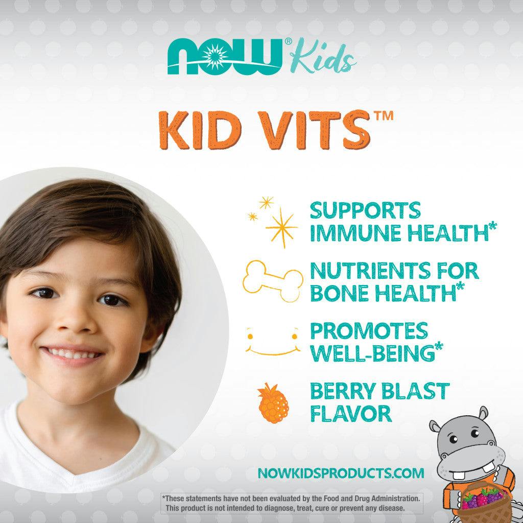 now foods kid vits berry blast 120 chewables 7