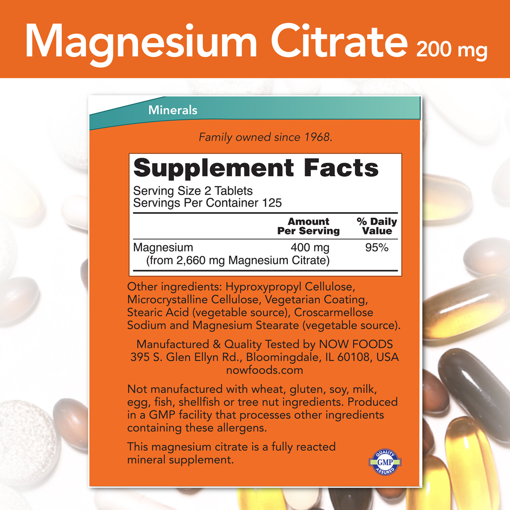 Magnesiumcitrat 200 mg