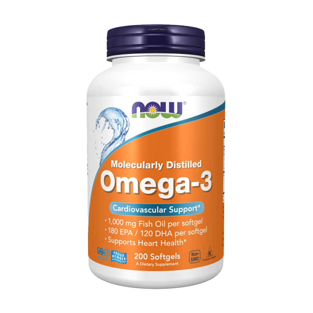 Omega-3 molekylært destilleret softgels