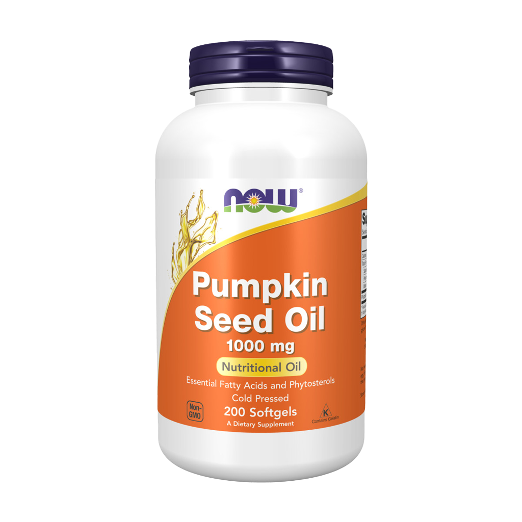now foods pumpkin seed oil 1000mg 200 softgels 1
