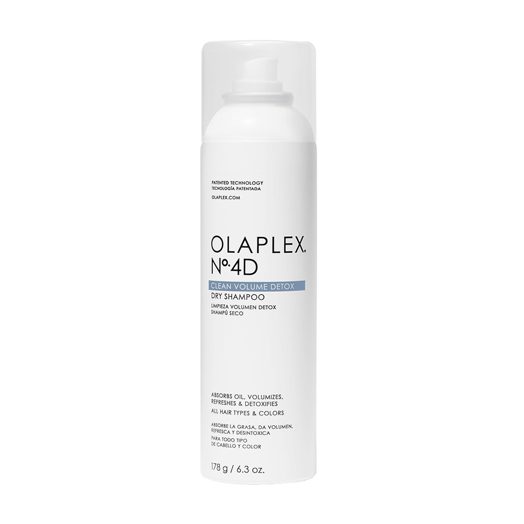 olaplex no 4d clean volume detox dry shampoo forkant fles