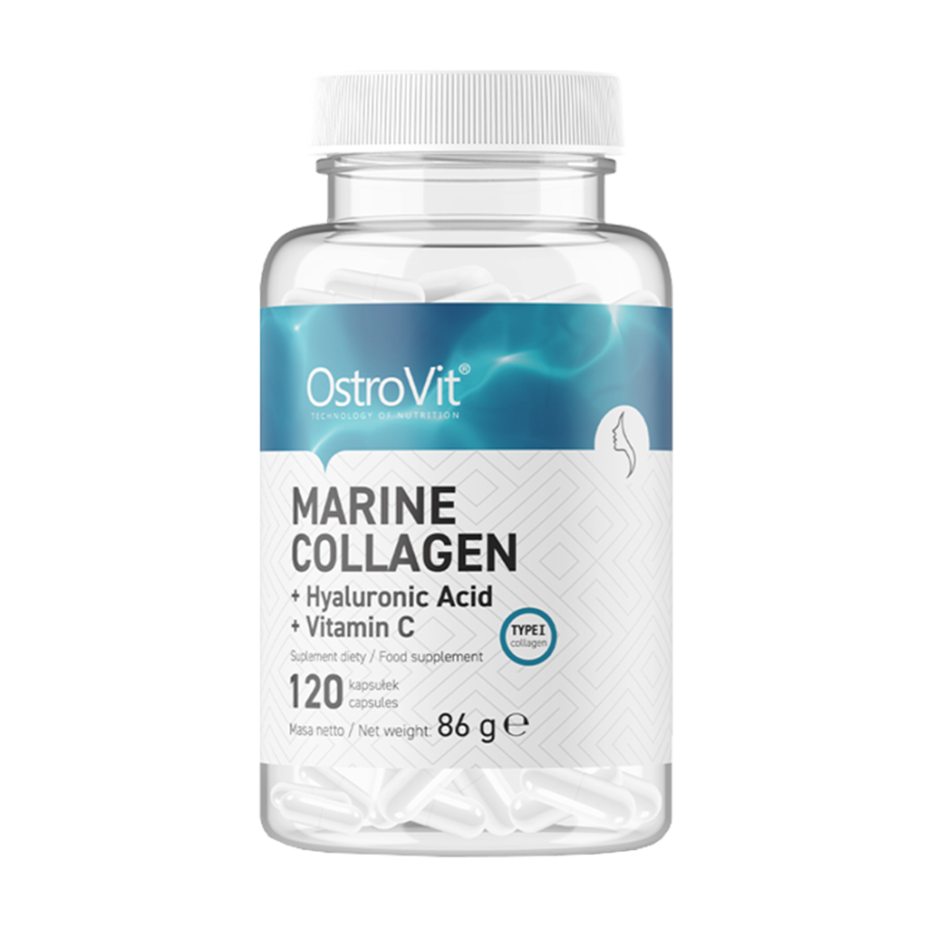 ostrovit marine kollagen med hyaluronsyre og vitamin c 120 kapsler 1