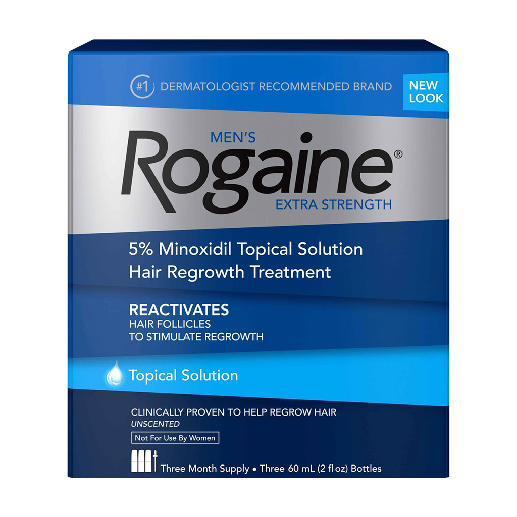 rogaine minoxidil 5% lotion for men 3 months supply 1
