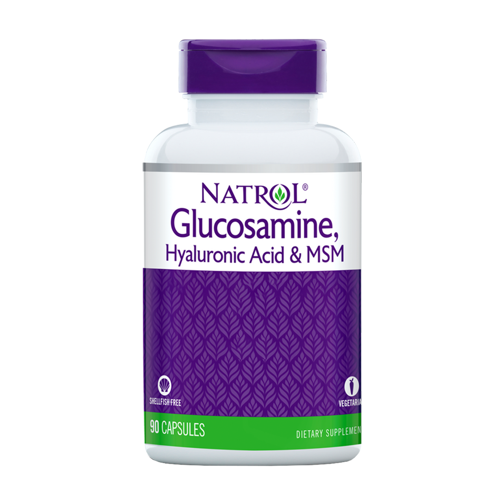 natrol glucosamin hyaluronsyre msm 90 kapsler 1