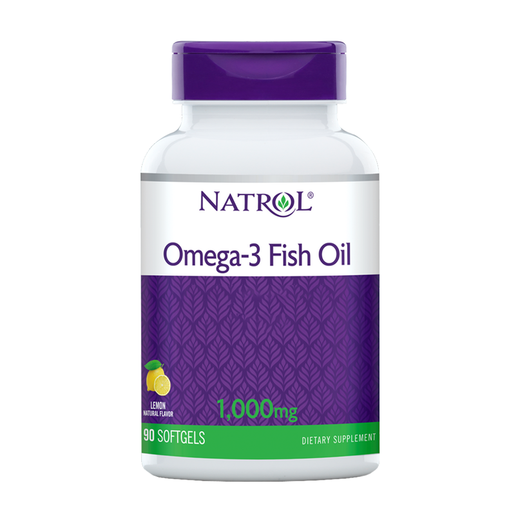 natrol omega 3 fiskeolie citron 1000 mg softgels 1
