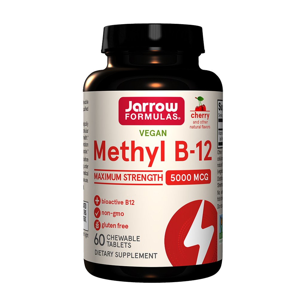 jarrow formulas methyl b 12 methylcobalamin 5000 mcg 60 sugetabletter 1