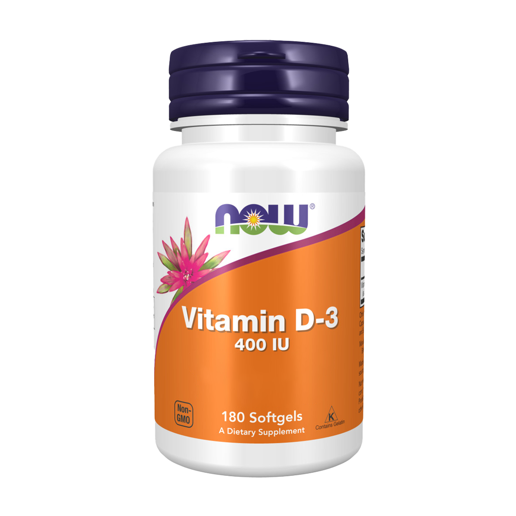 now foods vitamin d 3 400 iu 180 softgels 1