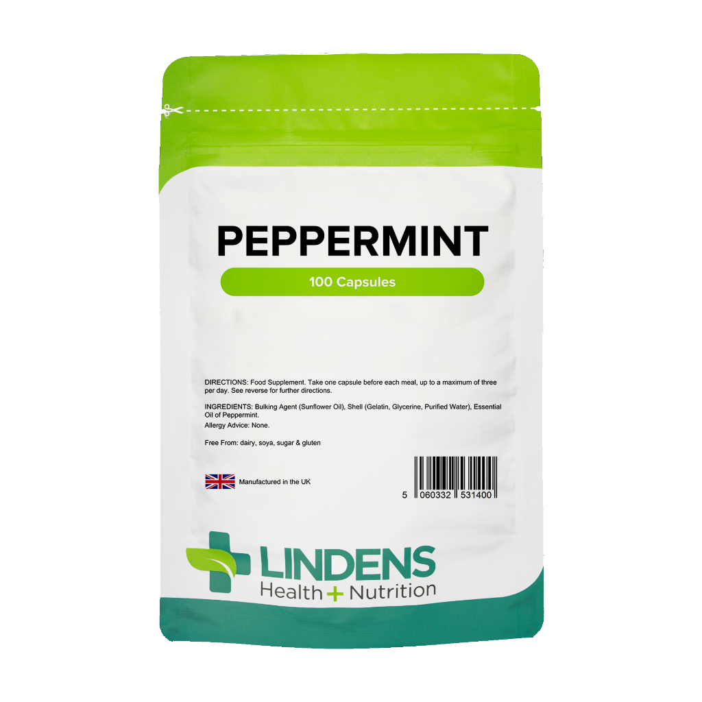 linden pebermynteolie 50 mg 100 kapsler