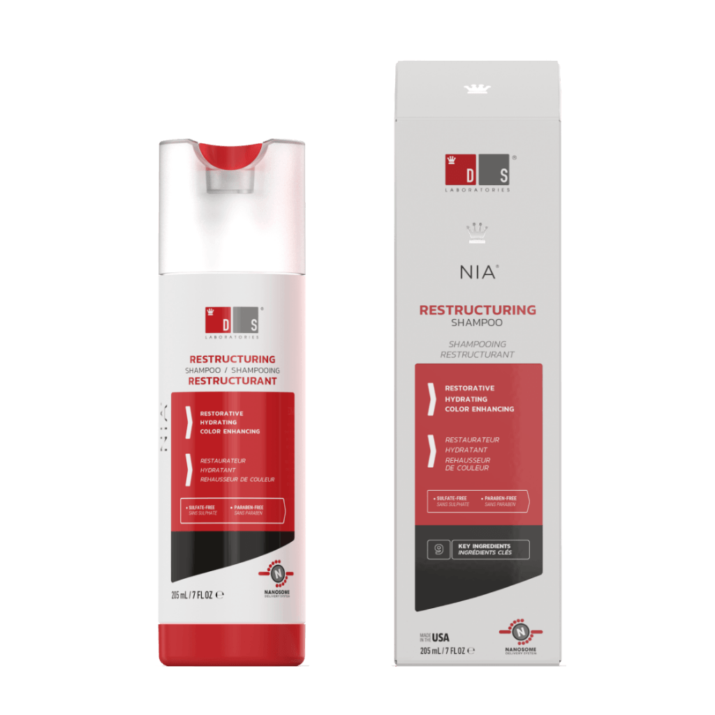 DS Laboratories Nia Restructuring Shampoo (205 ml.) front view