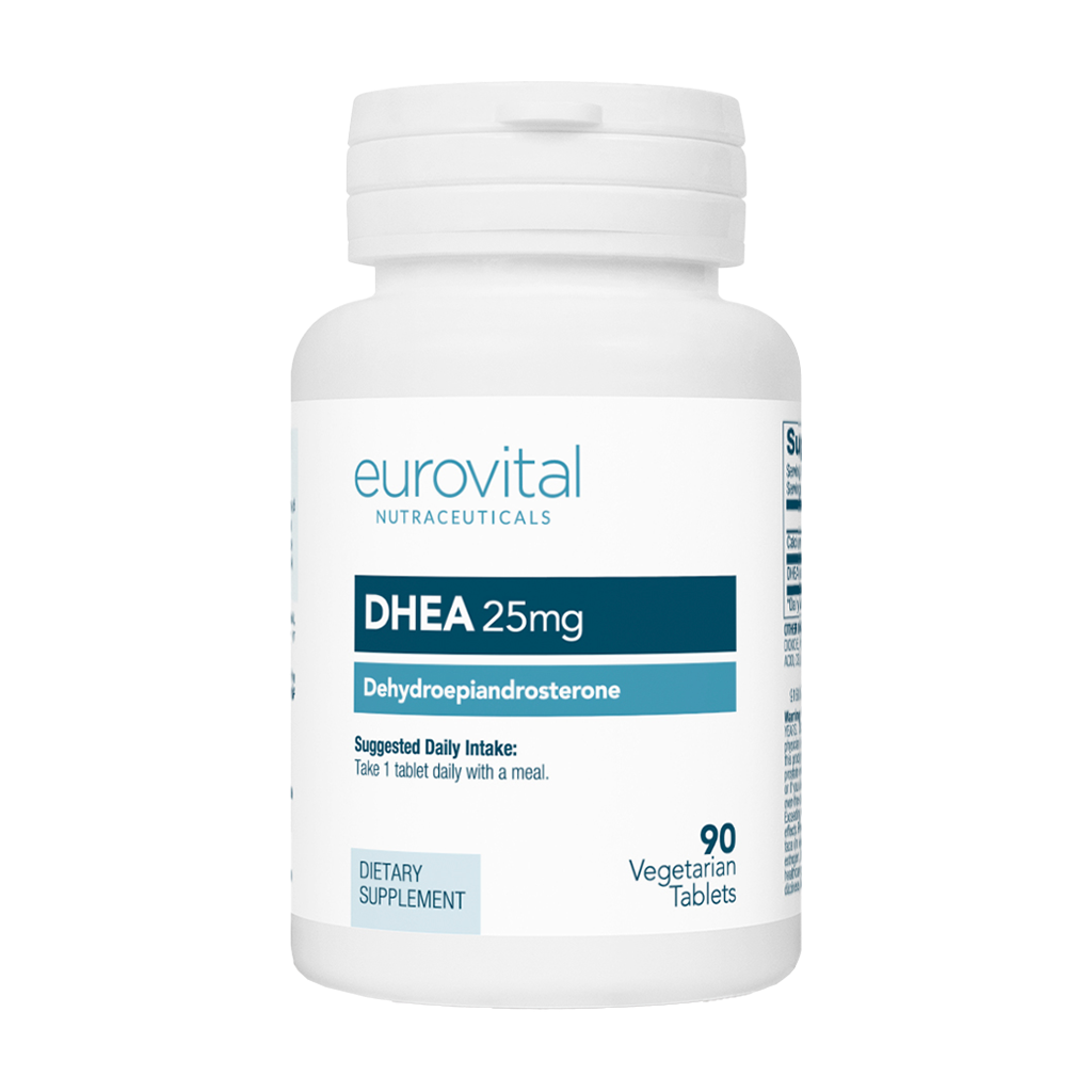 Eurovital DHEA 25mg (90 tabletter) front