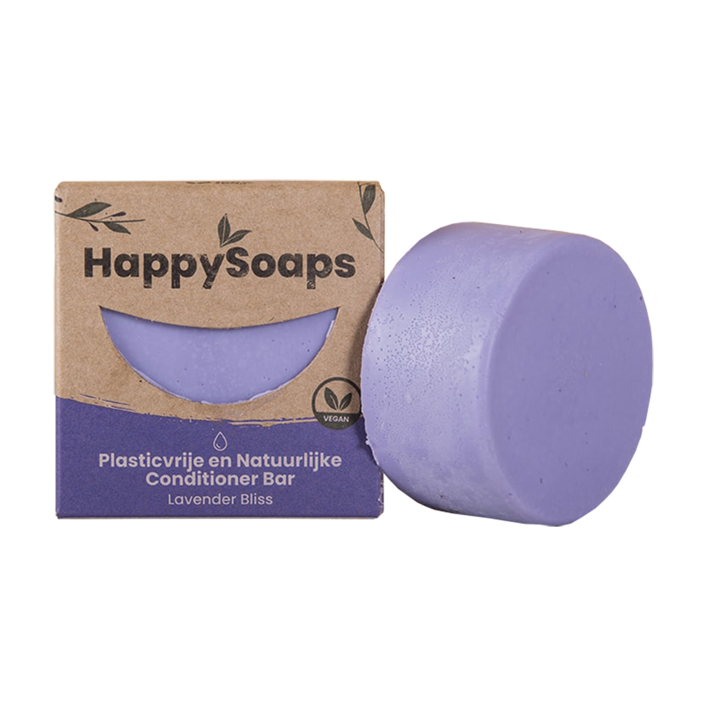 HappySoaps Lavender Bliss Conditioner Bar (70 gram) front