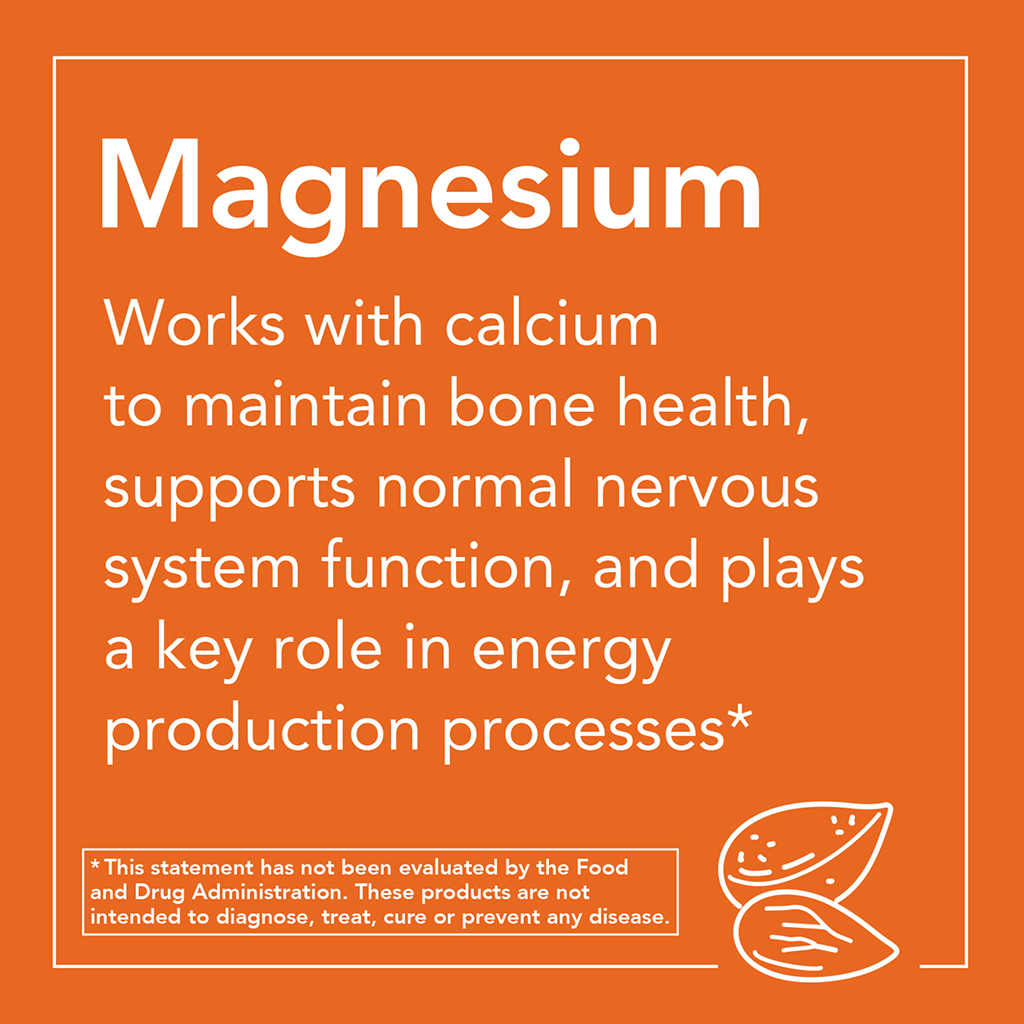 NOW Foods Magnesium 400mg (180 kapsler) magnesium