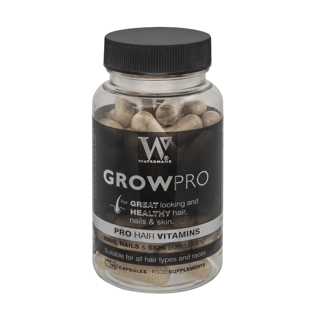 Watermans GrowPro Hair Vitamins (60 kapsler) front